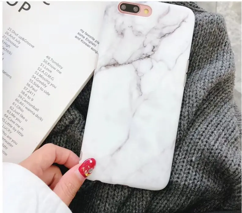 Compatible with Apple, Luxury marble phone case for iPhone 7 case for iphone X 7 6 6S 8 Plus 6S case cover XR XS MXA silicon case - Image 4