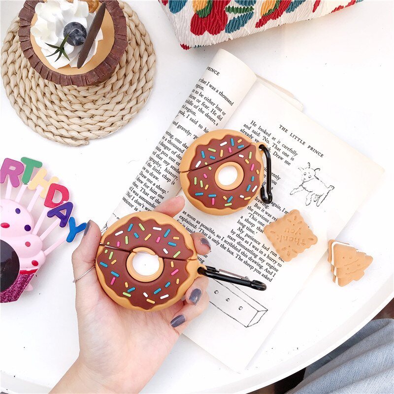 Compatible with Apple, Donuts Case Airpods Pro Silicorn - Image 3