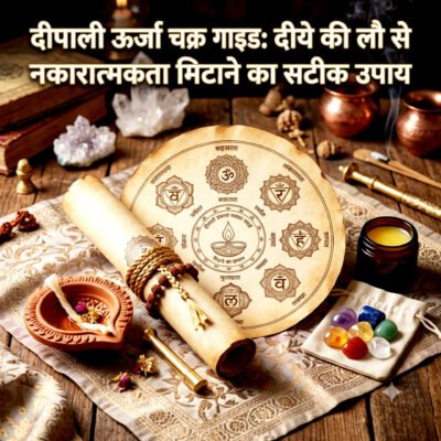 दीपाली ऊर्जा चक्र गाइड: दीये की लौ से नकारात्मकता मिटाने का सटीक उपाय