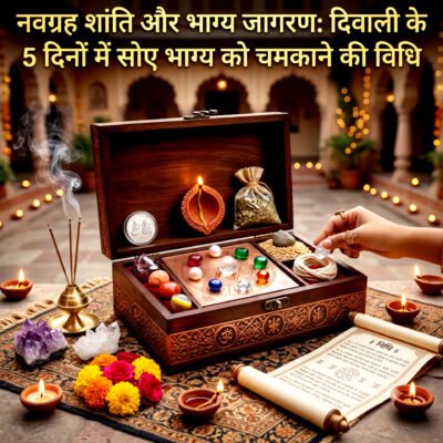 नवग्रह शांति और भाग्य जागरण: दिवाली के 5 दिनों में सोए भाग्य को चमकाने की विधि