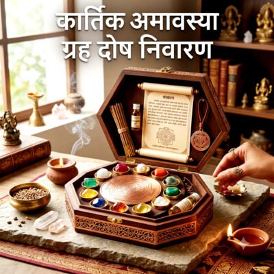 कार्तिक अमावस्या ग्रह दोष निवारण: दुर्भाग्य को सौभाग्य में बदलने का ज्योतिषीय समाधान